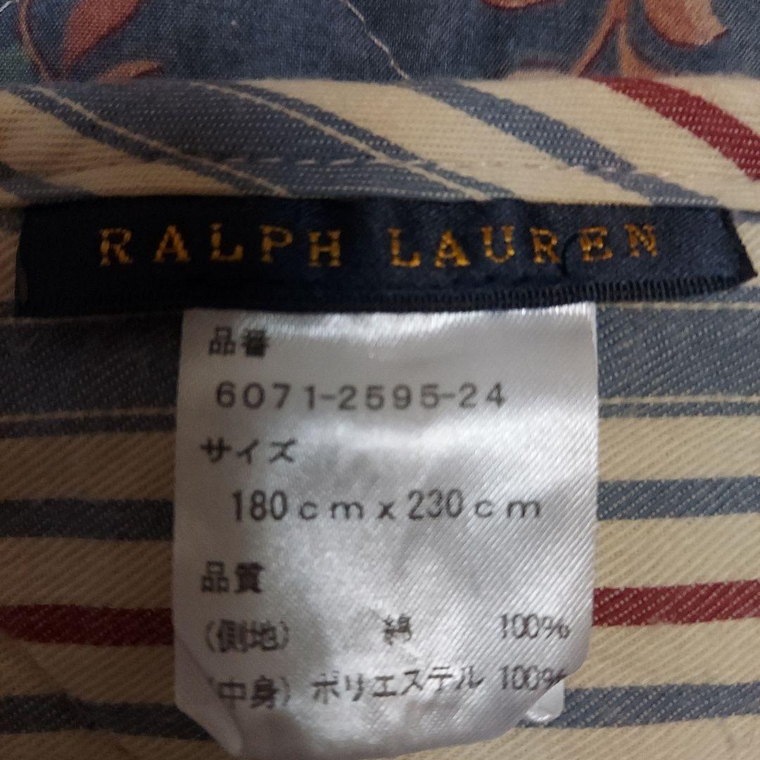 Ralph Lauren 花柄/ストライプ ベッドカバー&ピローケース(2点) - メルカリ