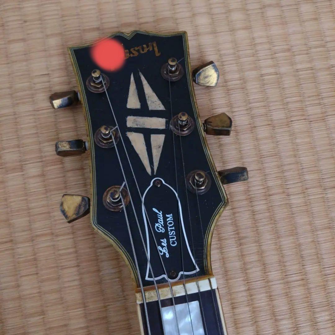 価格交渉ご自由に!レスポール ギター レリック BLACK カスタム - メルカリ