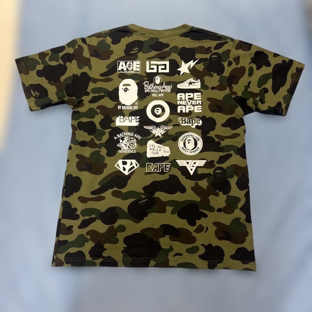 希少］A Bathing Ape 迷彩 Tシャツ Mサイズ - メルカリ