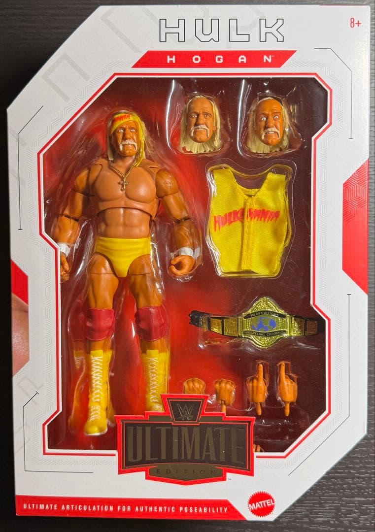 【セール中】【専用ケース付き】 WWE HULK HOGAN フィギュア WWE Ultimate Edition Hulk Hogan Fan Takeover Amazon Exclusive