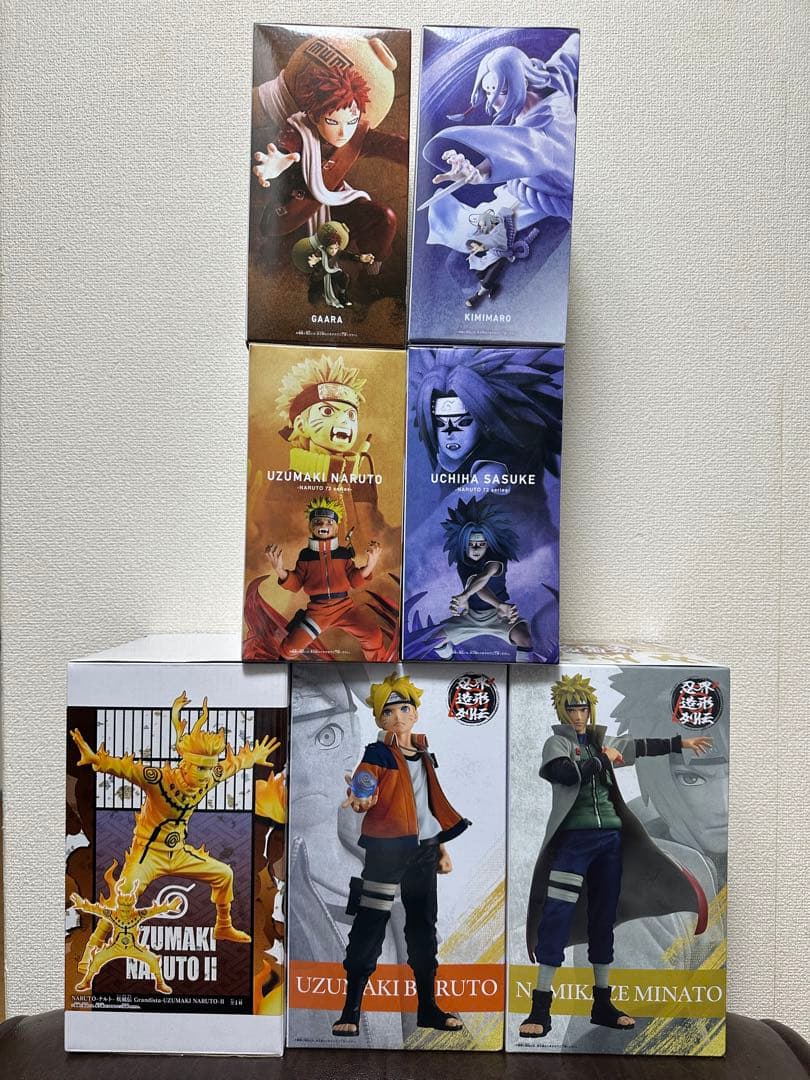 豪華7体】ナルト ボルト フィギュアまとめ売りGrandista 波風ミナト他