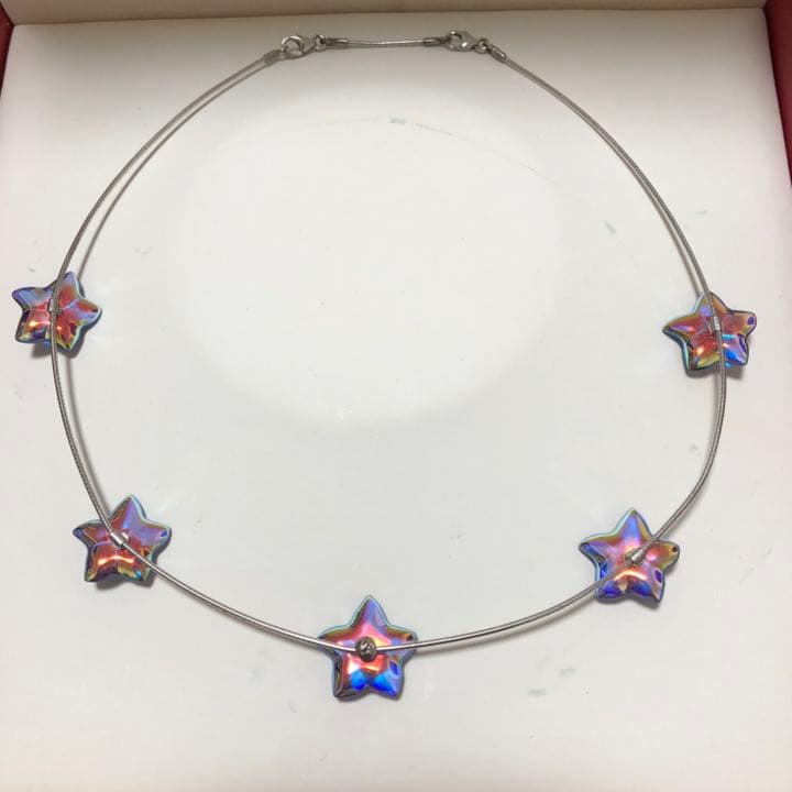 廃盤品・レア】 バカラ ネックレス イリゼ スカラベブルー ブロッサム