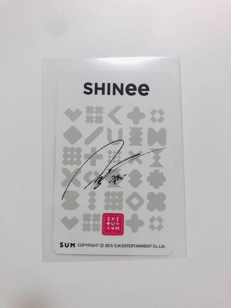 SHINee SUM COEX ジョンヒョン トレカ - メルカリ