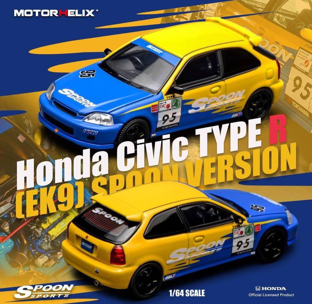 東京オートサロン2026限定 スプーンシビックType R (EK9) 1/64 - メルカリ