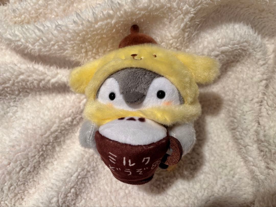 コウペンちゃん×ポムポムプリン デスクトップぬいぐるみ - メルカリ