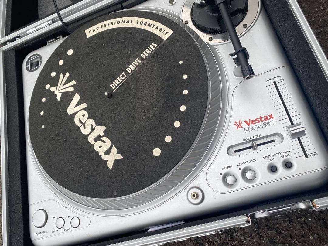 Vestax PDX-2000 ターンテーブル ハードケース付き