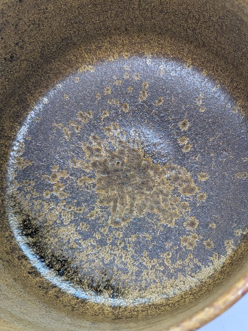 日展評議員 谷口良三 黄泑茶盌 共箱共布栞 抹茶碗 抹茶茶碗 茶道具