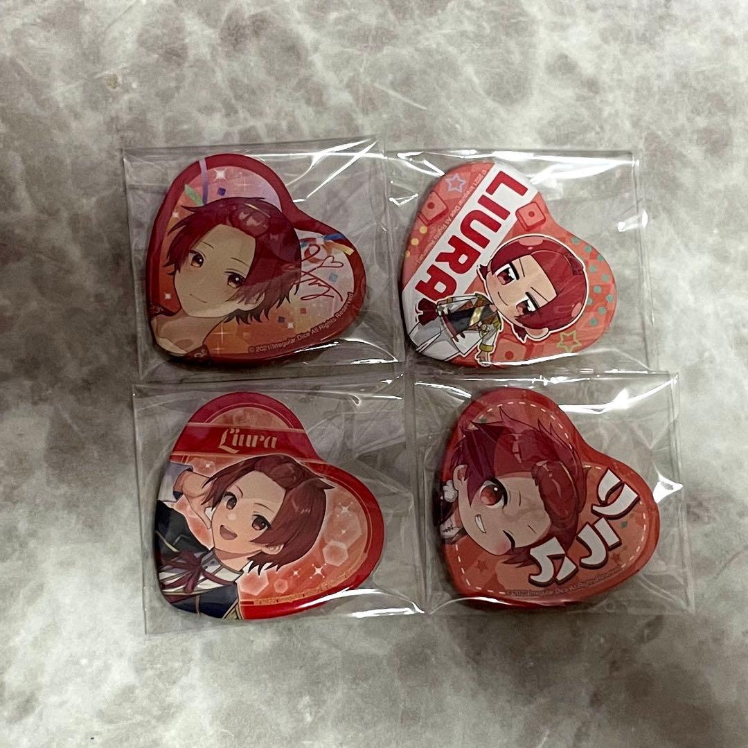 いれいす りうら ハート缶バッジ - メルカリ