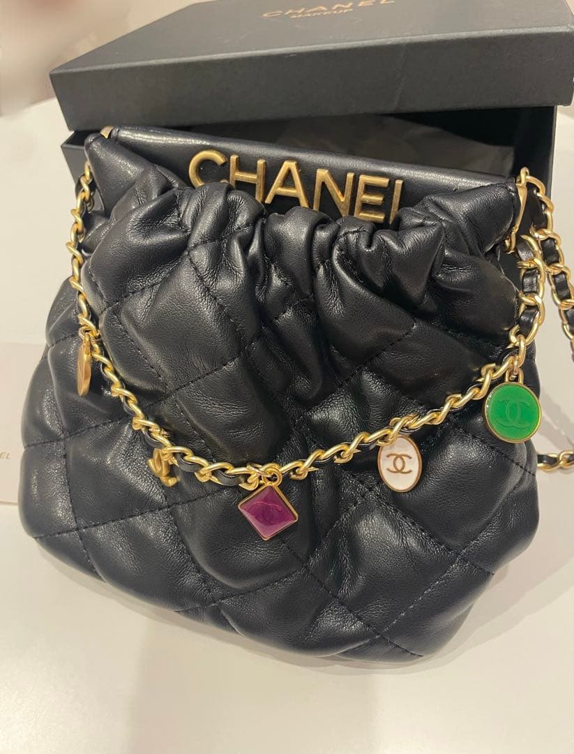 CHANEL ノベルティ バッグ ショルダーバッグ ブラック 楽天市場】【中古】【バッグ】CHANEL シャネル プレシジョン