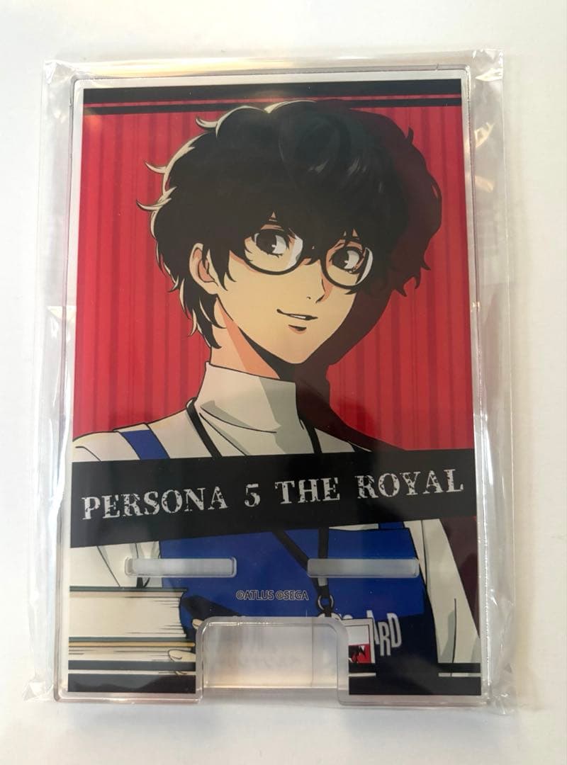 ペルソナ5 主人公　スマホアクリルスタンド　ヴィレッジヴァンガード ペルソナシリーズ×ヴィレッジヴァンガード 好評につき2月24日より