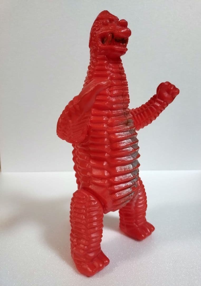 レッドキング 無版権 パチ ポリ製 駄玩具 昭和レトロ 怪獣 当時物 ウルトラ