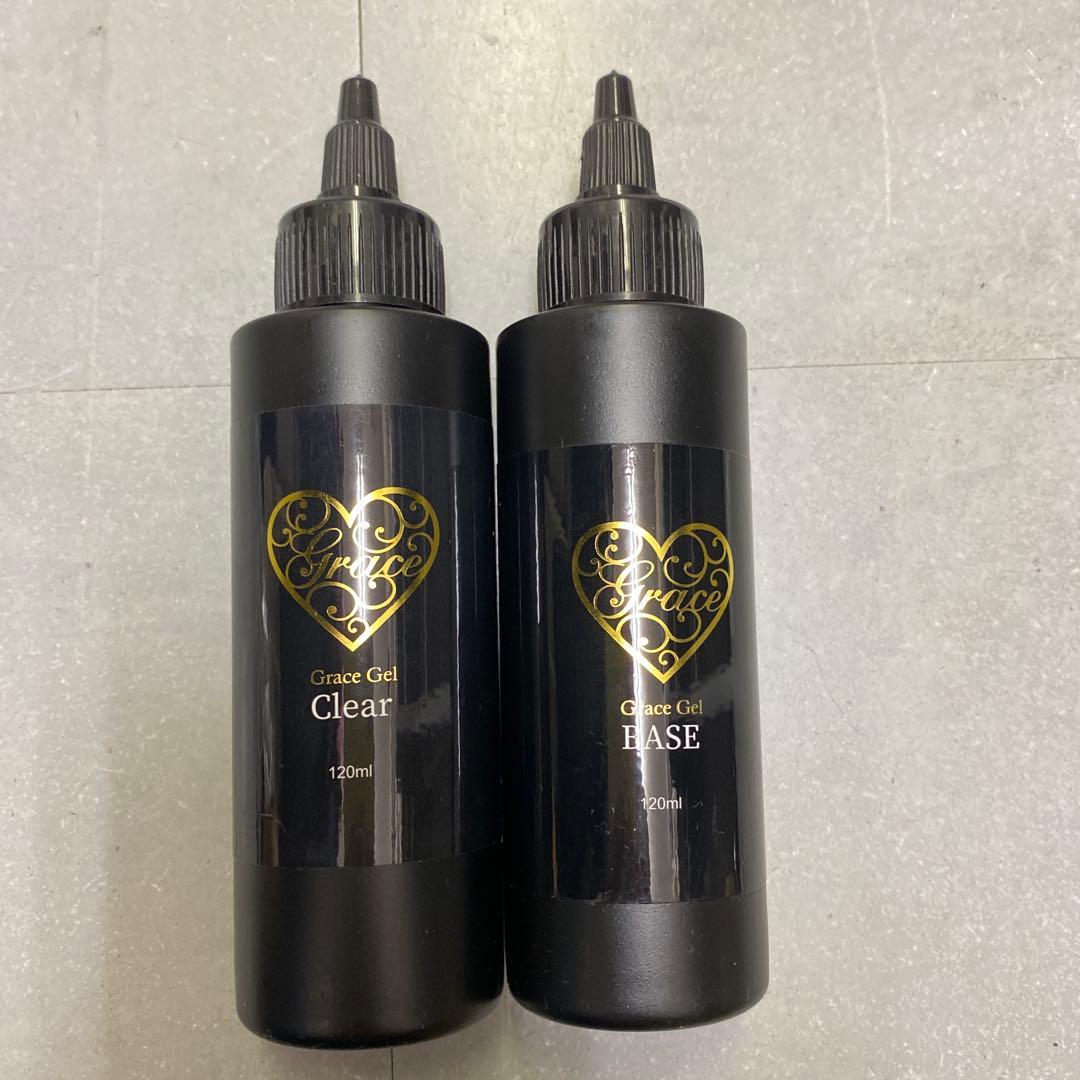 グレースジェル クリア&ベース 120ml 2本セット 楽天市場】ノンサンディング フィルインベース グレースジェルベース