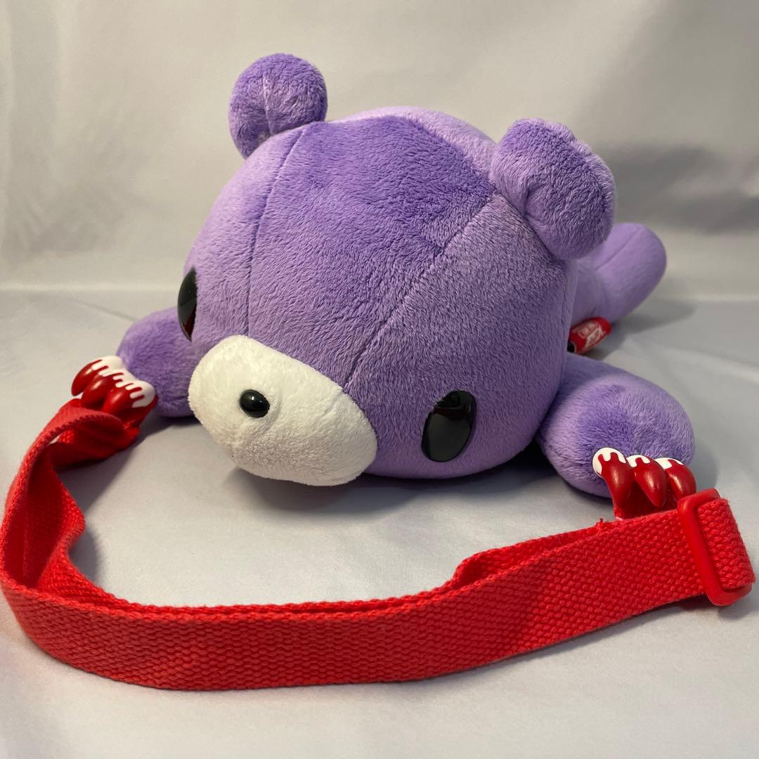 グルーミー ぬいぐるみ ショルダーバッグ ショルダー 紫 パープル