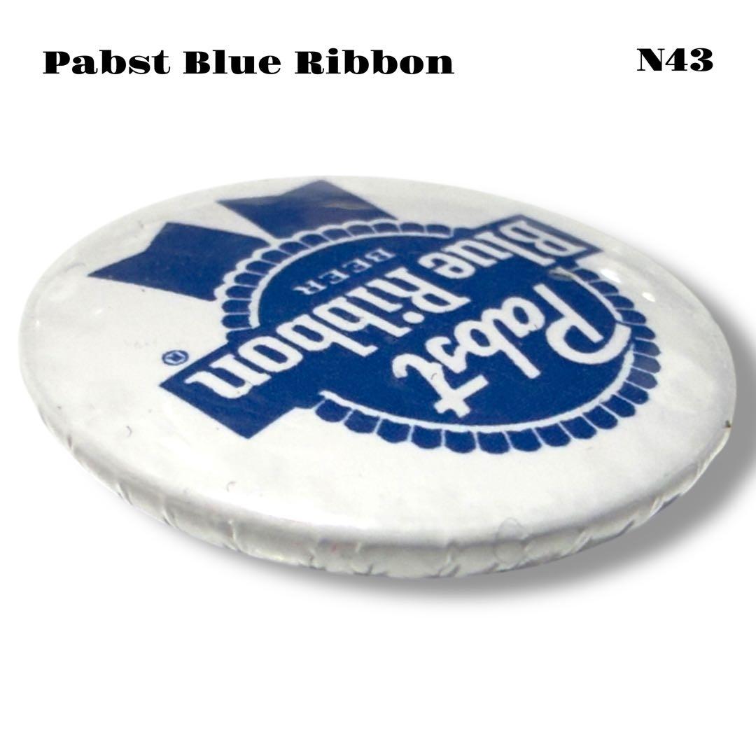 希少品！ Pabst Blue Ribbon パブスト ブルー リボン 缶バッジ - メルカリ
