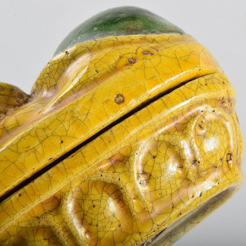 茶道具 永楽善五郎造 黄交趾 獅子形香合 共箱 M R9339 - メルカリ