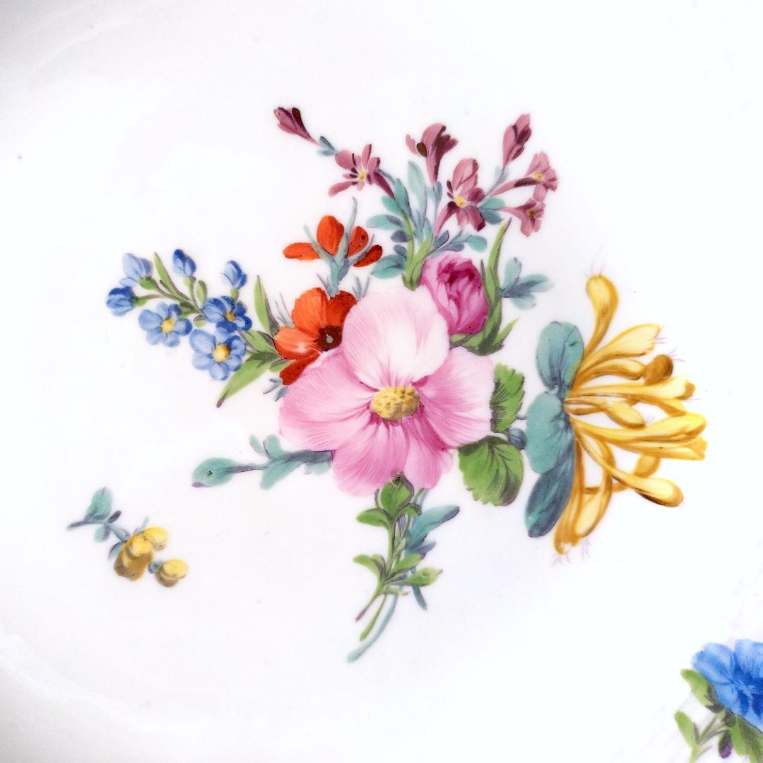 マイセン Meissen 1780-90年頃 金彩花絵 ディナープレート - メルカリ