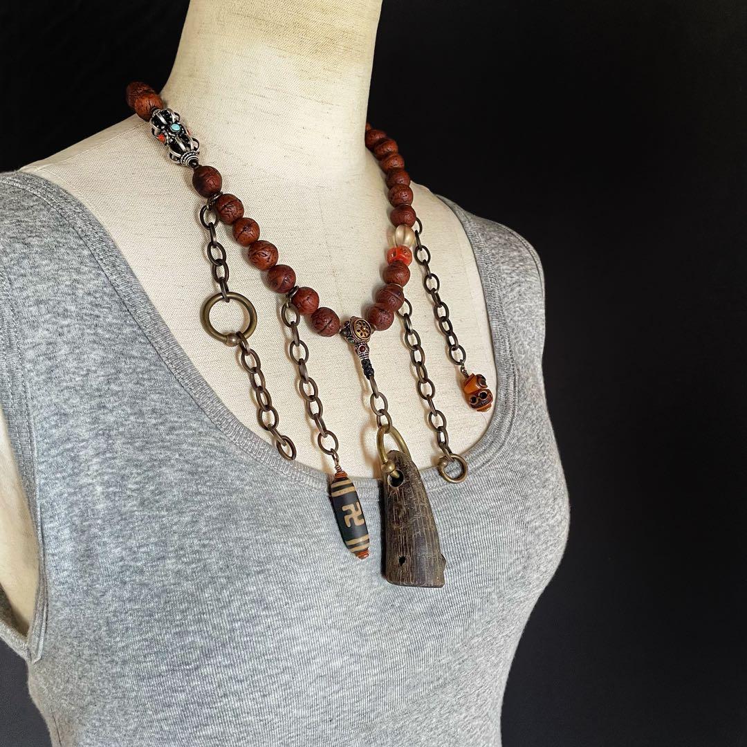 Forgotten Tibet ①鳳眼菩提樹necklace & Amulets