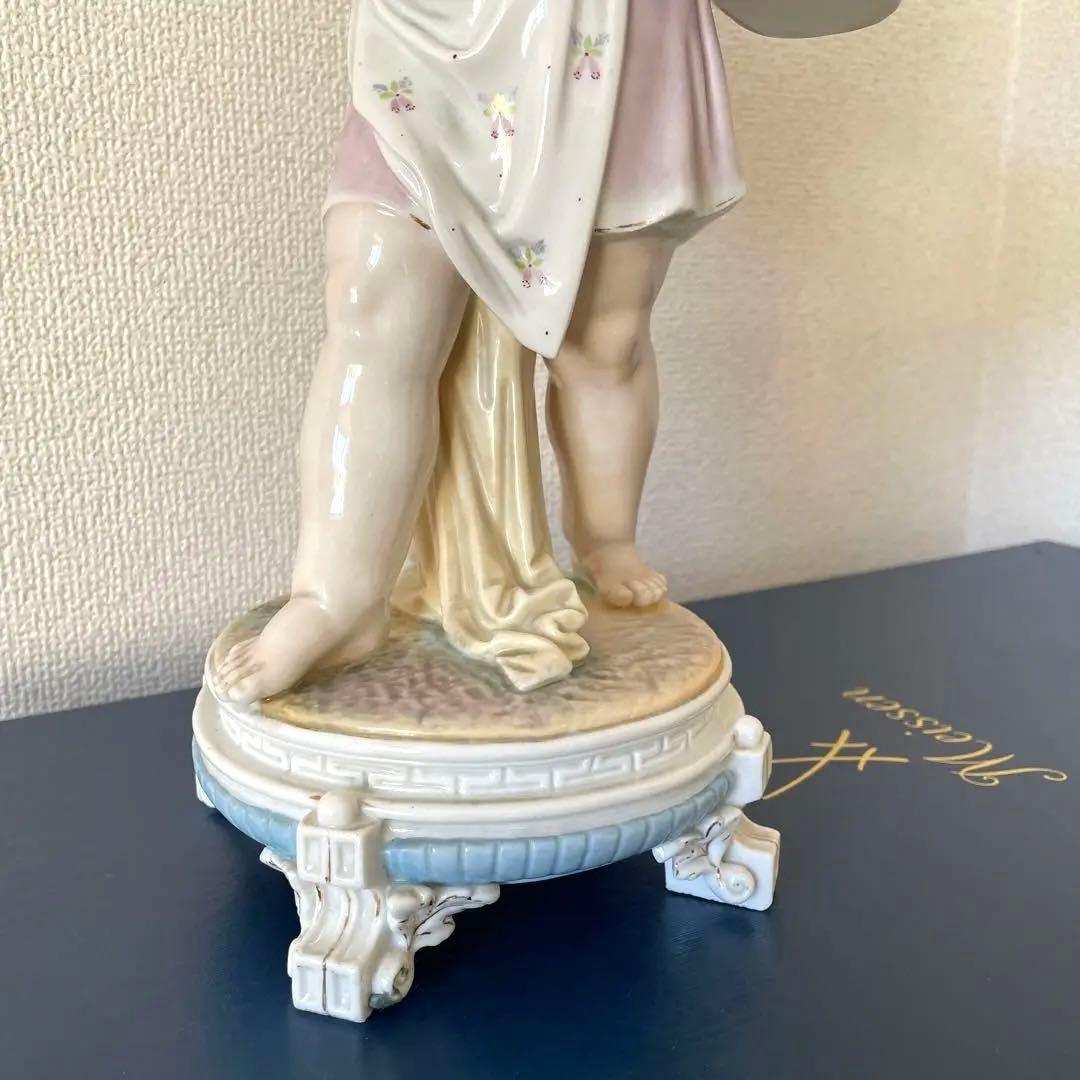 バスケットを持つ少女＊・高さ37.5cm・Meissen・ - メルカリ