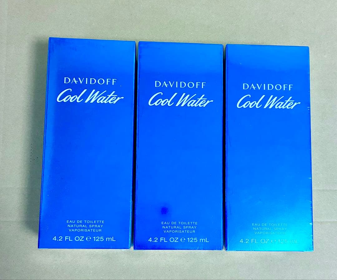 〓新品〓 ダビドフ クールウォーター EDT 125ml ×3本セット〓送料0