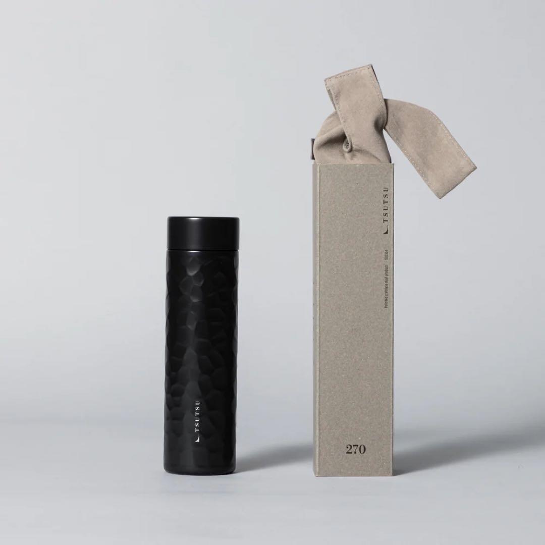 TSUTSU ステンレタンブラー 270ml ボロノイブラック　水筒 TSUTSU Tumbler 270ml Voronoi Black ステンレタンブラー ボロノイ