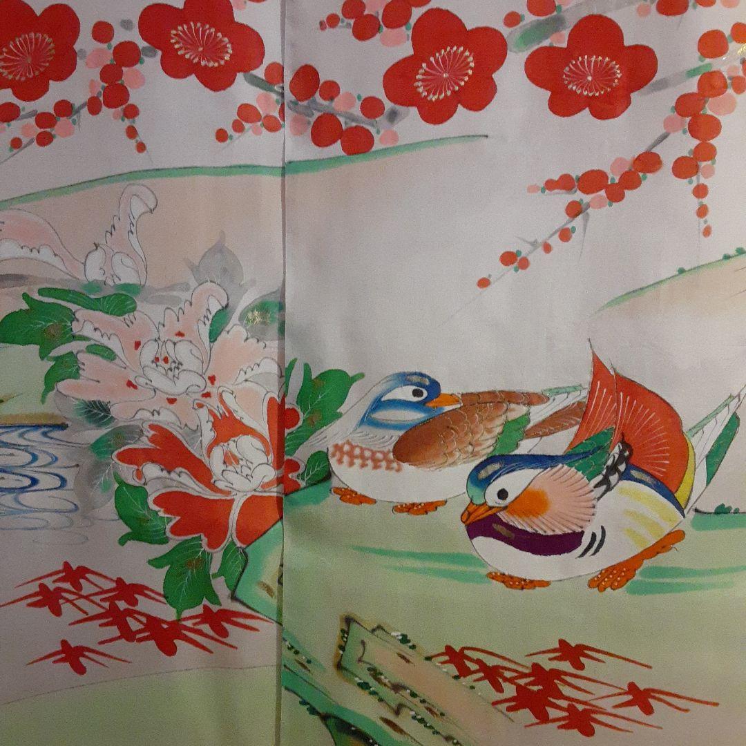 花嫁のれん 加賀のれん 郷土 おしどり - メルカリ