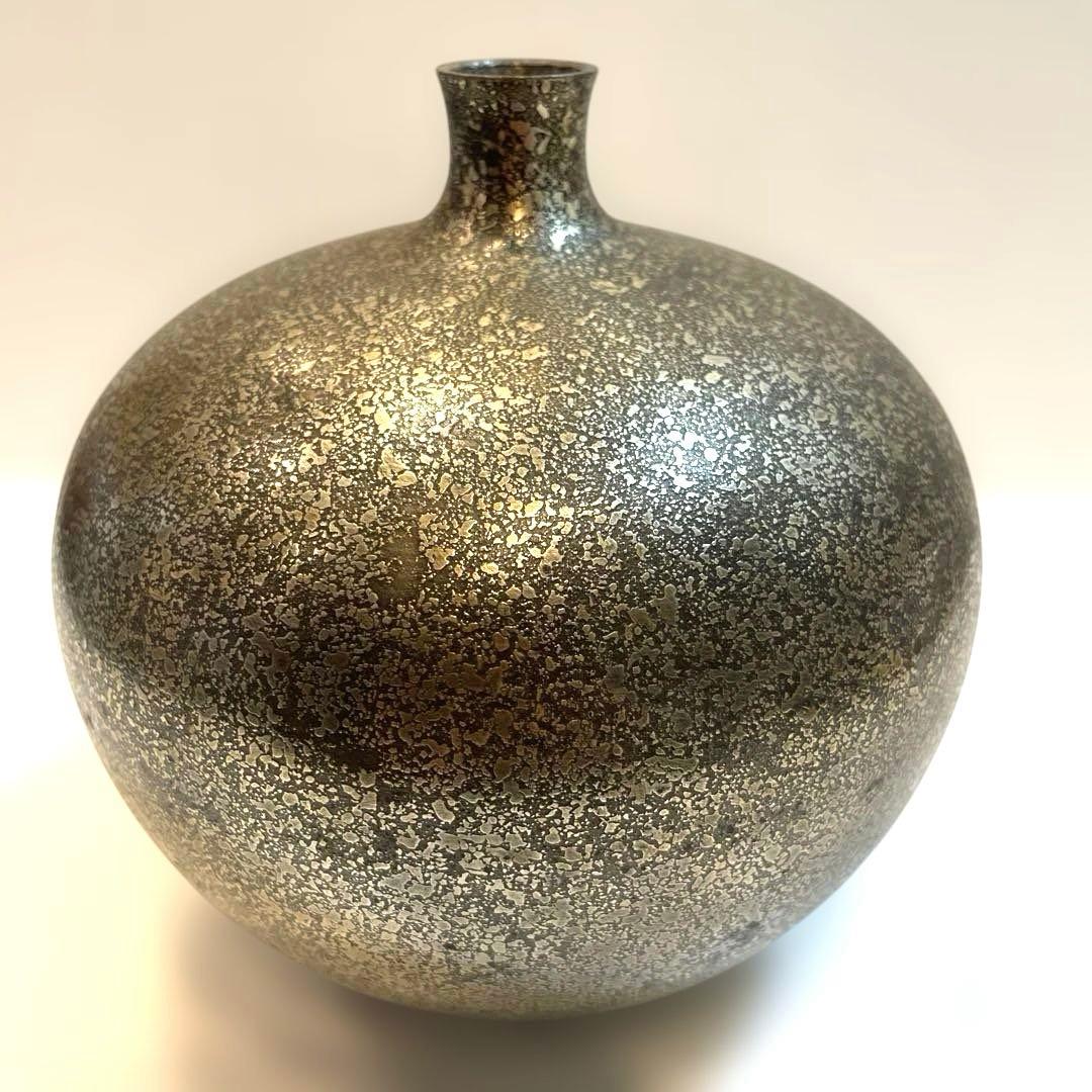松和堂造 松崎福三郎 青銅花瓶 骨董品 - メルカリ