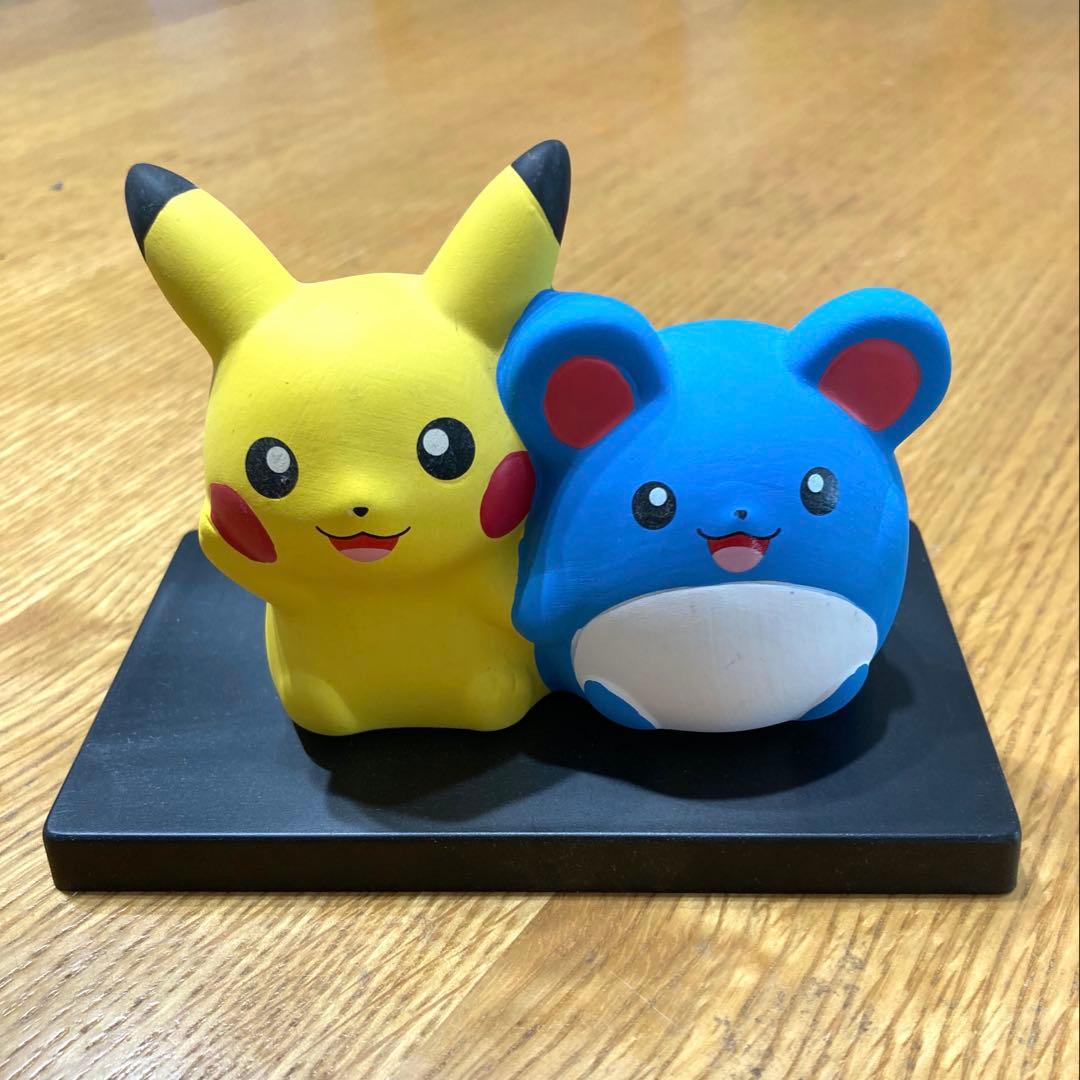 箱無し】ポケモンセンター 陶飾り マリル ピカチュウ - メルカリ