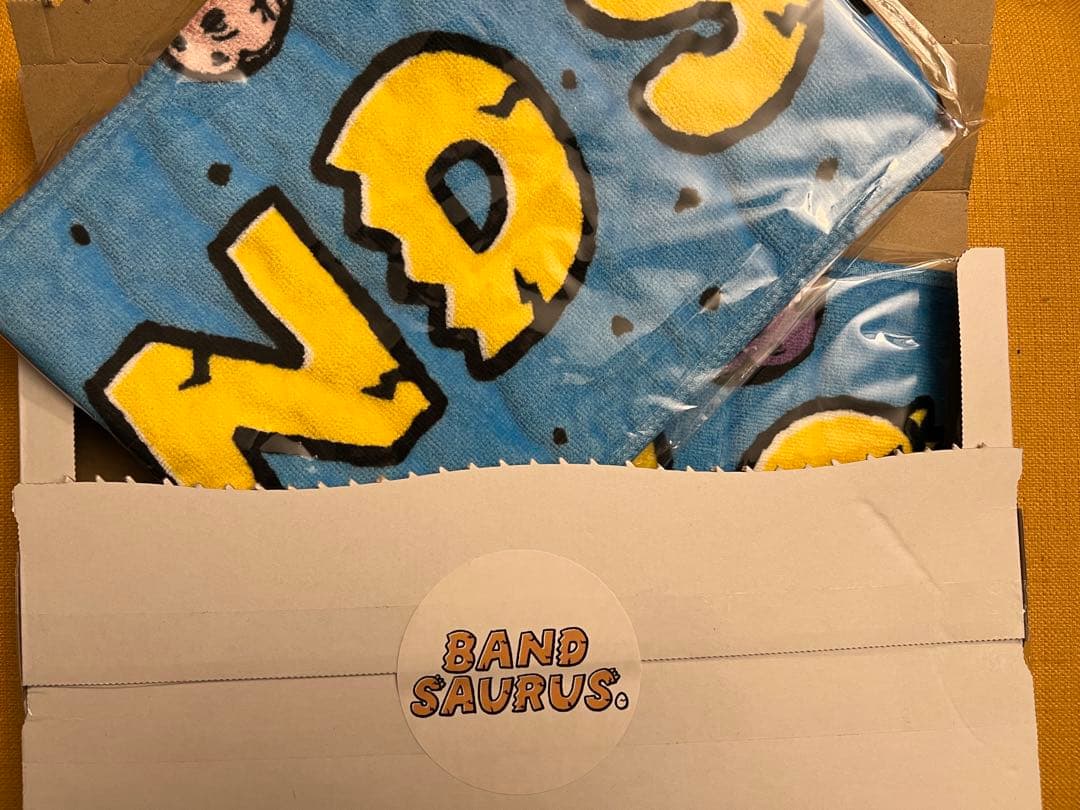 BAND SAURUS 肉活タオル 新品未使用 ブルー - メルカリ