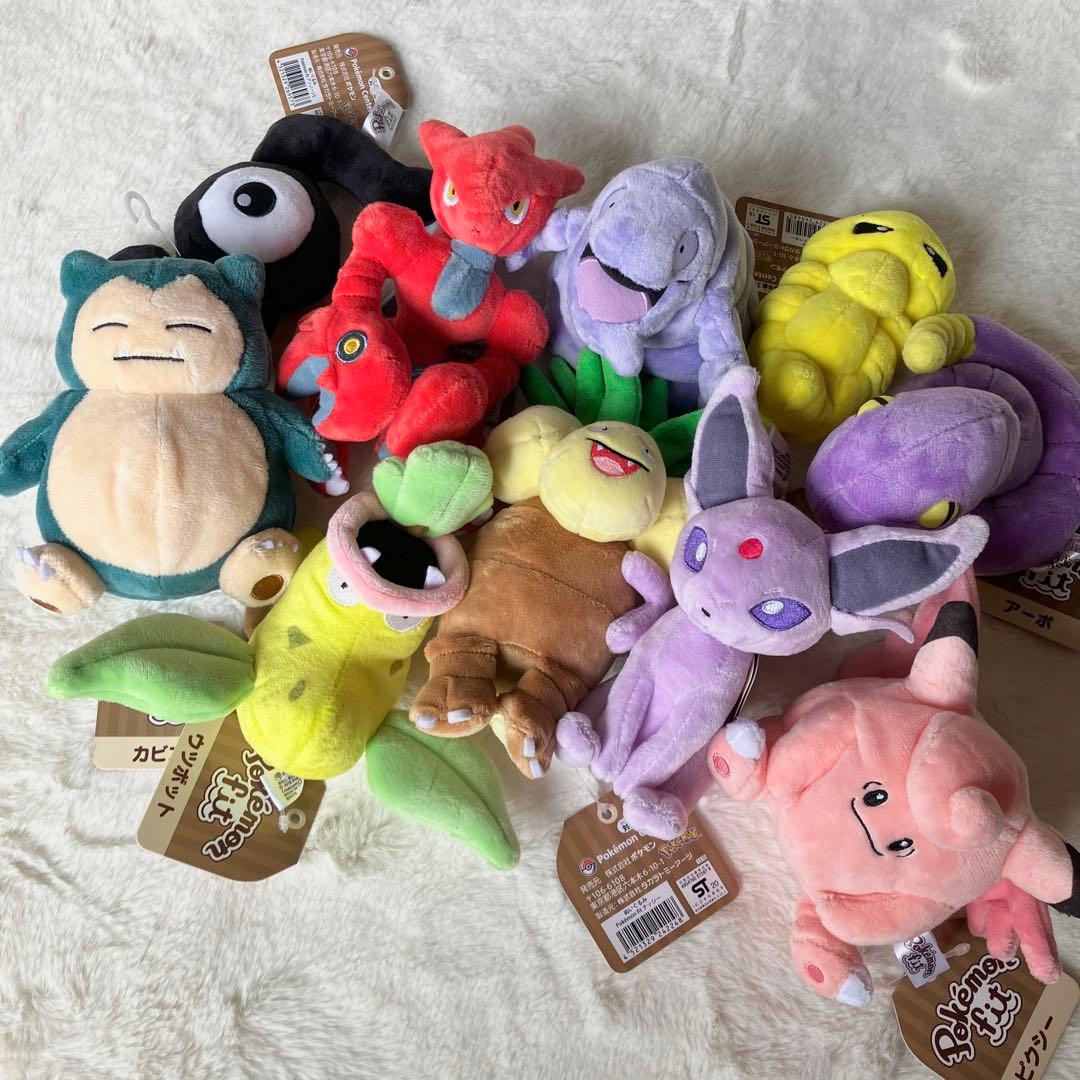 10体まとめ売り！fit 紙タグ付】ポケモン ぬいぐるみ ポケモンセンター