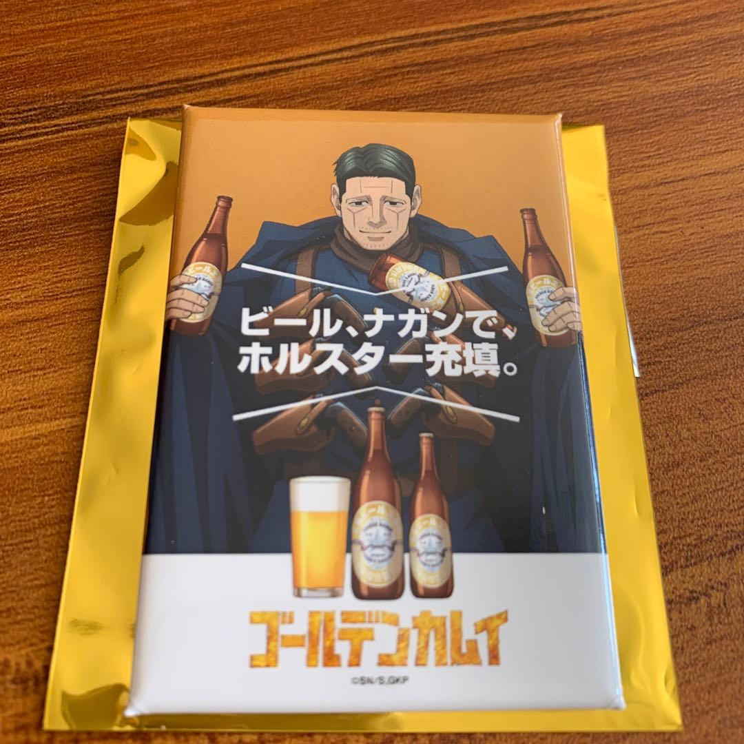 ゴールデンカムイ 札幌ビール工場編 シークレットしかく缶バッジ 菊田