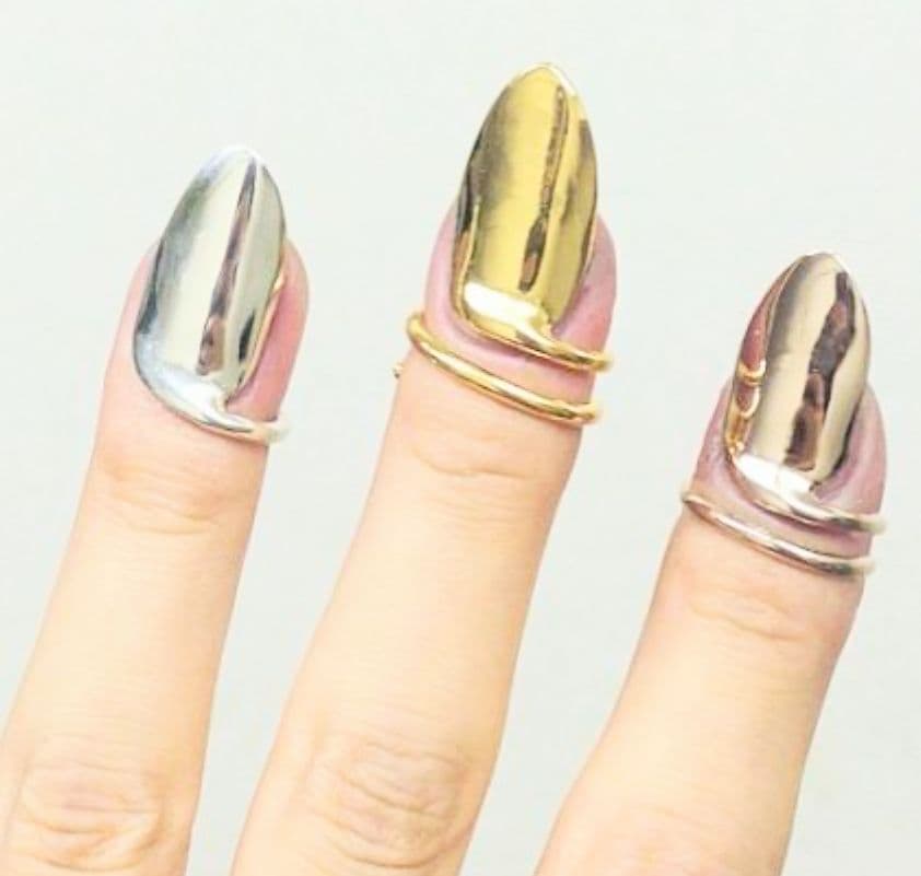 NAILRING/Silver ネイルリング未使用 Madonna レディガガNAILRING