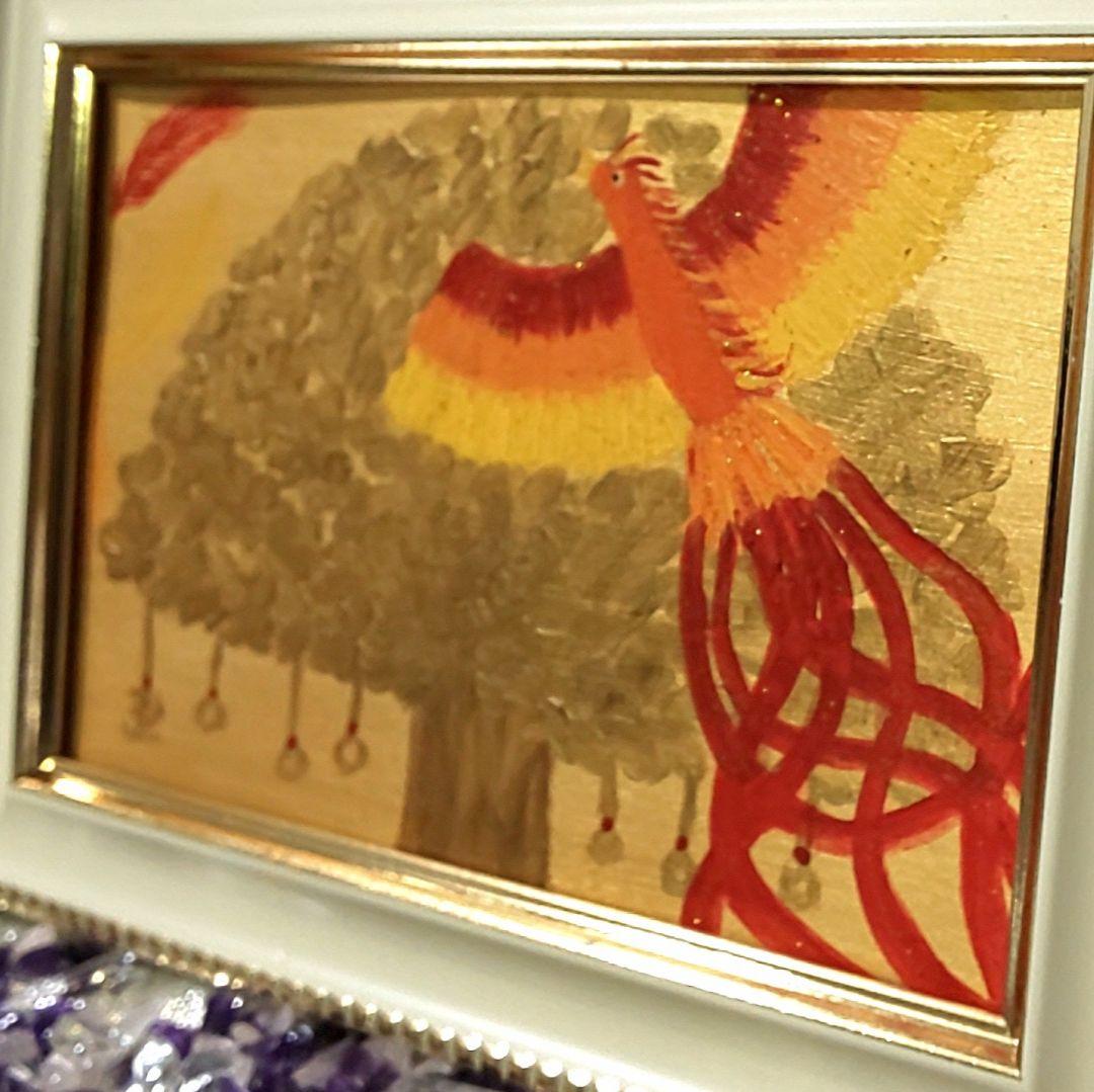 専用ページ購入不可 開運絵画 朱雀 金のなる木(黄金花月) 金運