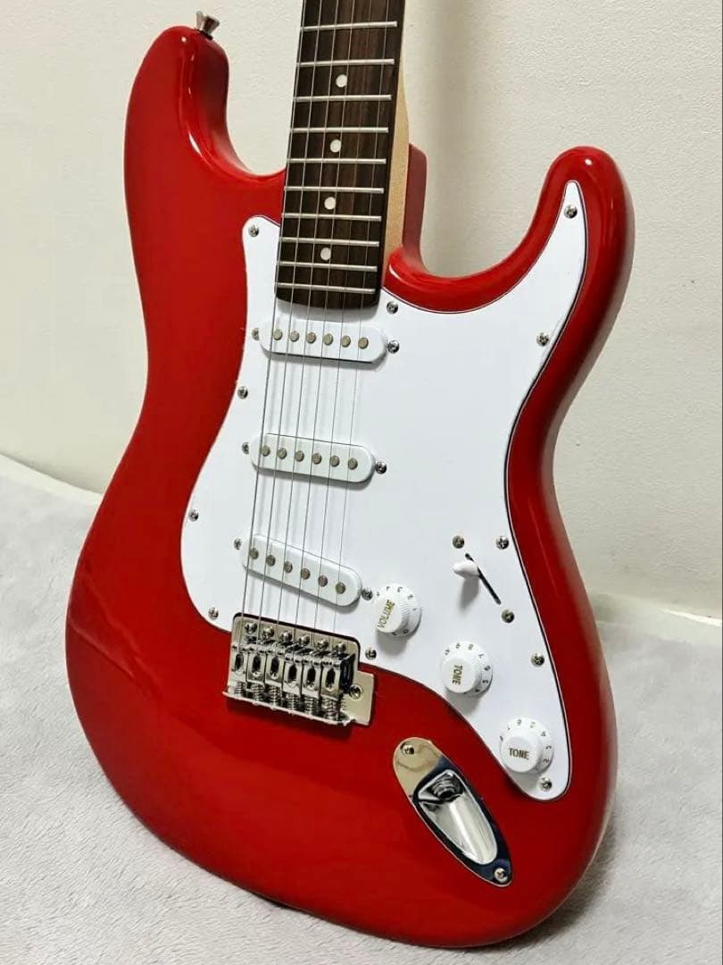 PLAYTECH エレキギター ST250 Rich Red ストラト オマケ付 - メルカリ