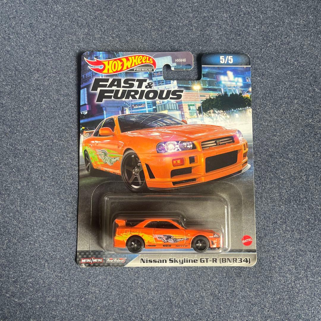 ホットウィール ワイルドスピード gtr r34 ブライアン スープラ仕様