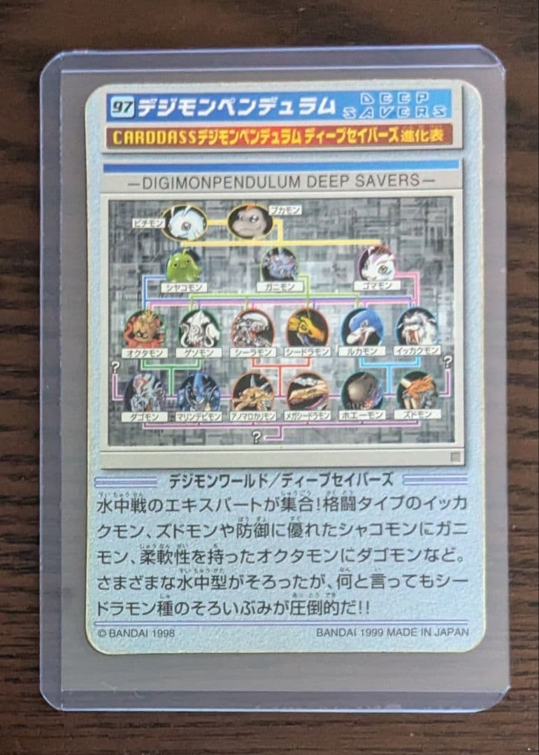 デジモンペンデュラム 97 DEEP SAVERS BANDAI カードダス - メルカリ