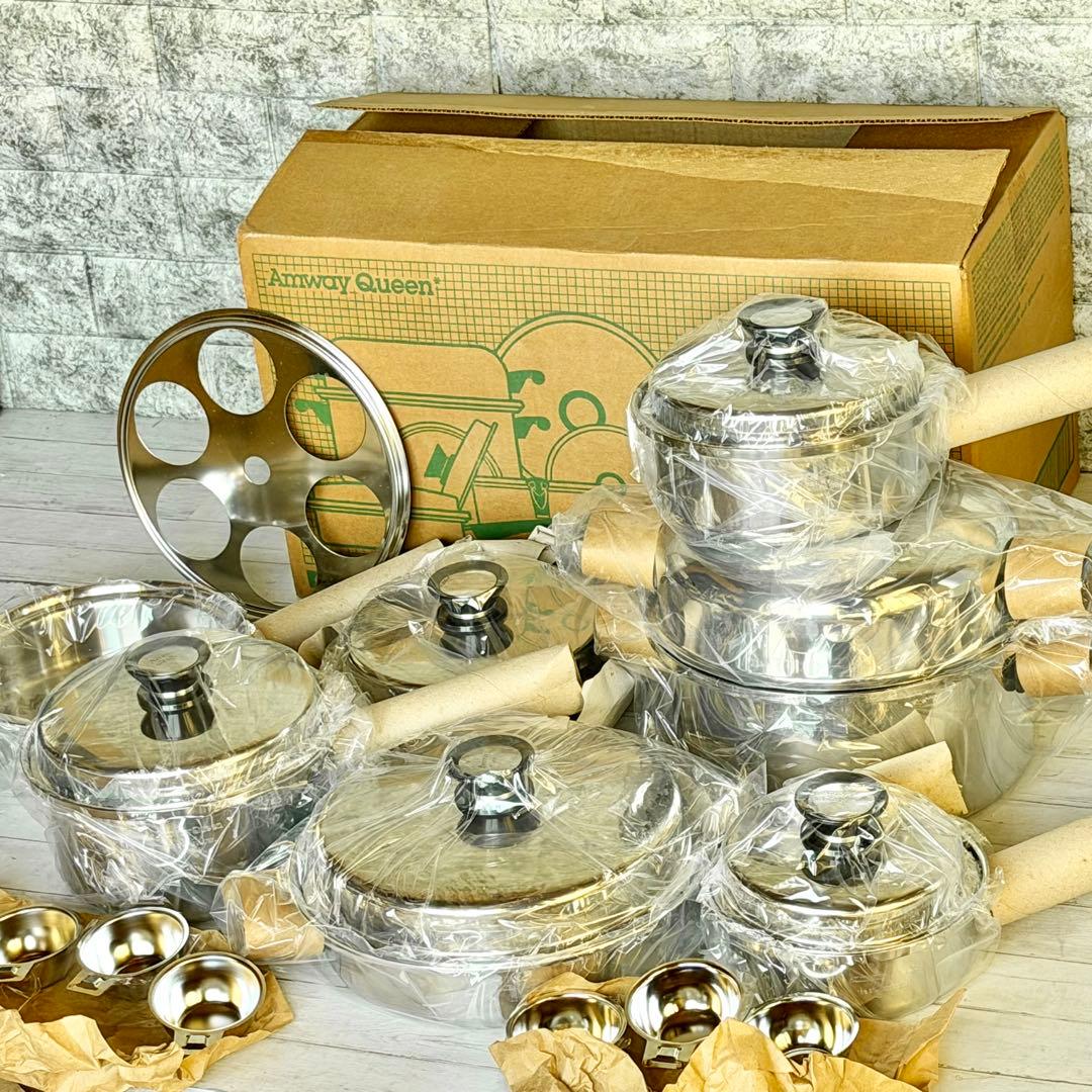 新品❗️Amway Queen 鍋・フライパン20点セット Amway(アムウェイ) 鍋・フライパンセット Queen入荷しました！！｜2022