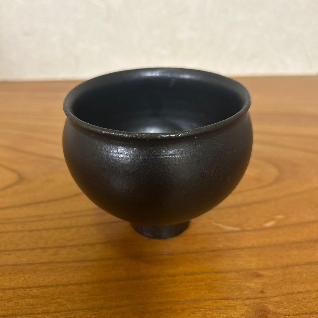 美品】鈴木環 ピジョンカップ Mカフェオレボウル ブラック - メルカリ