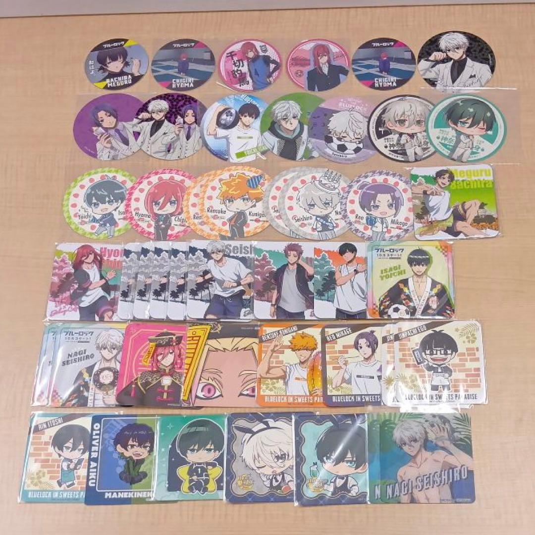 ➀ブルーロック 特典 紙類 ぱしゃこれ 色紙 アクスタなど まとめ売り