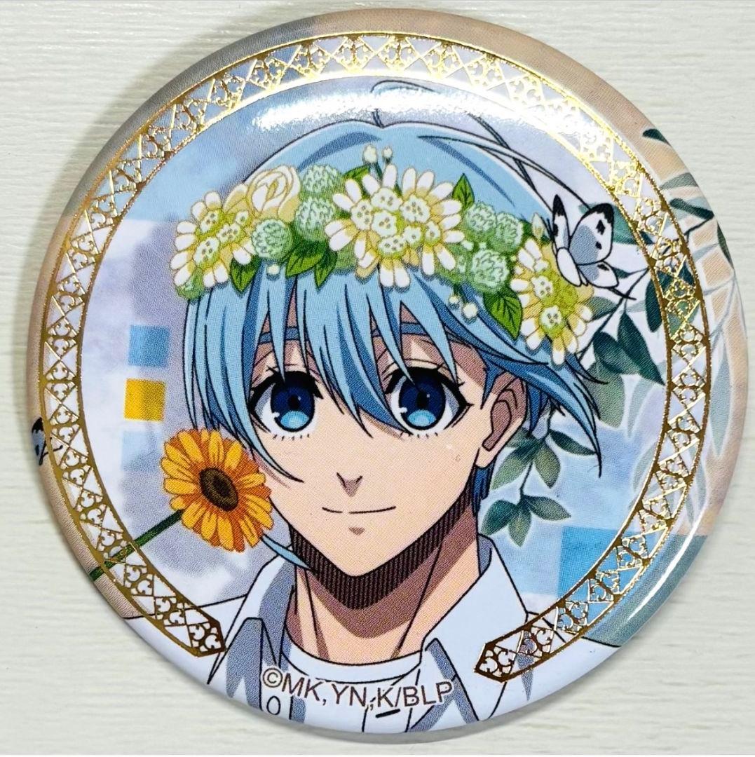 ブルーロック 氷織羊 缶バッジ flower crown フラワークラウン - メルカリ