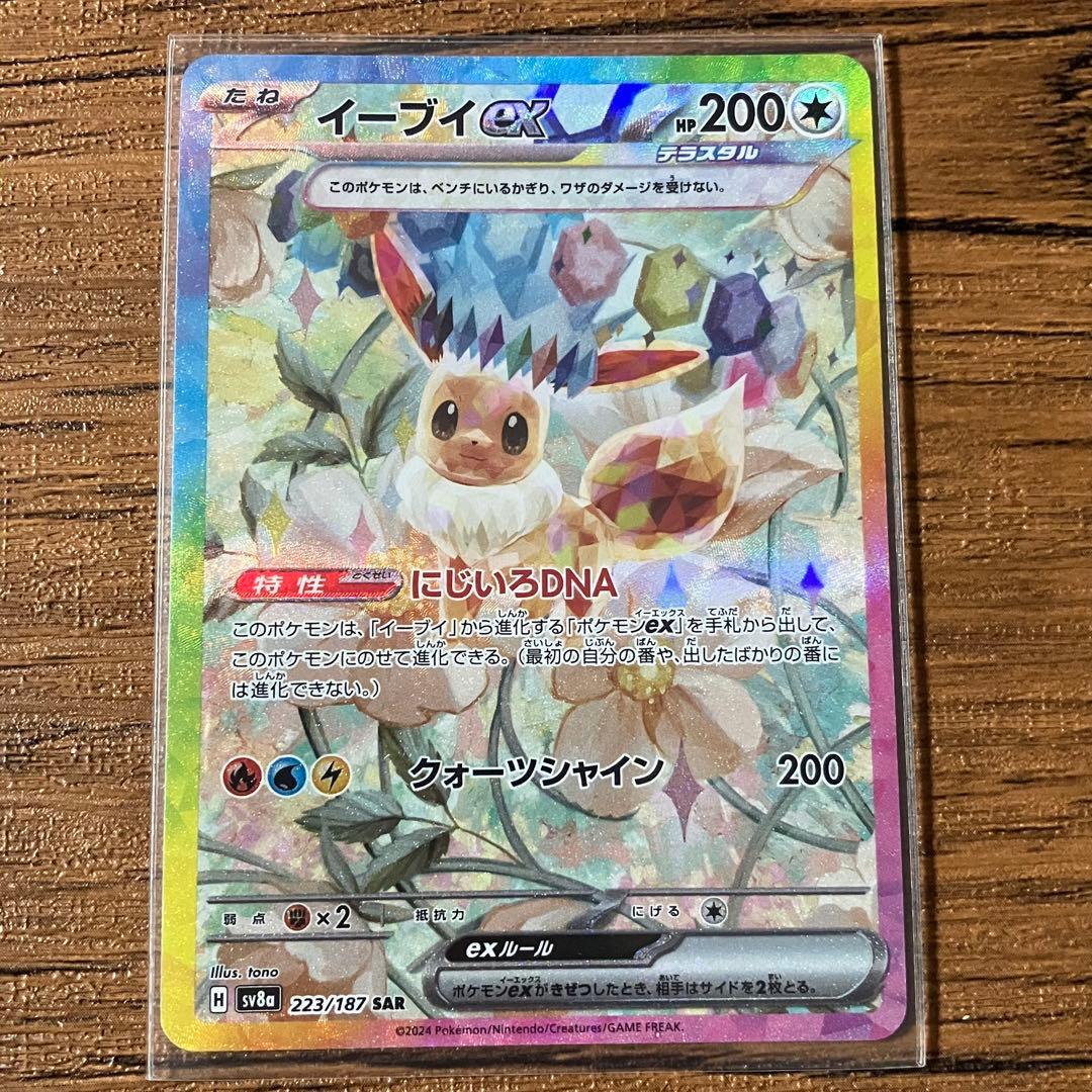 ポケモンカード テラスタルフェス ex ブイズ 9枚セット+α ゴッドパック