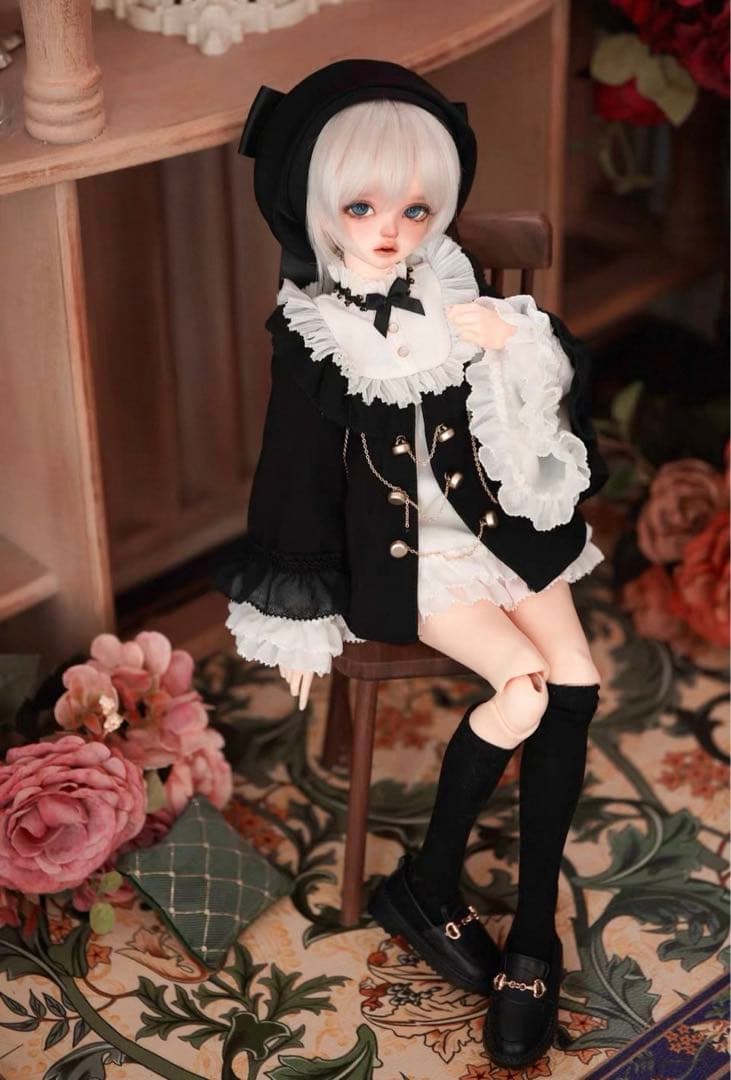 ディーラー様製 4分サイズ お洋服 黒色 海外BJD MDD MSDなど - メルカリ