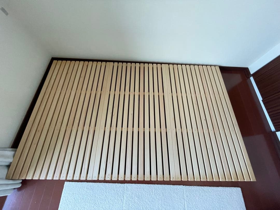 国産ヒノキ無垢材のスノコベッド 国産ひのきフラットベッド・すのこベッド（無垢材のみ使用）【ひのき