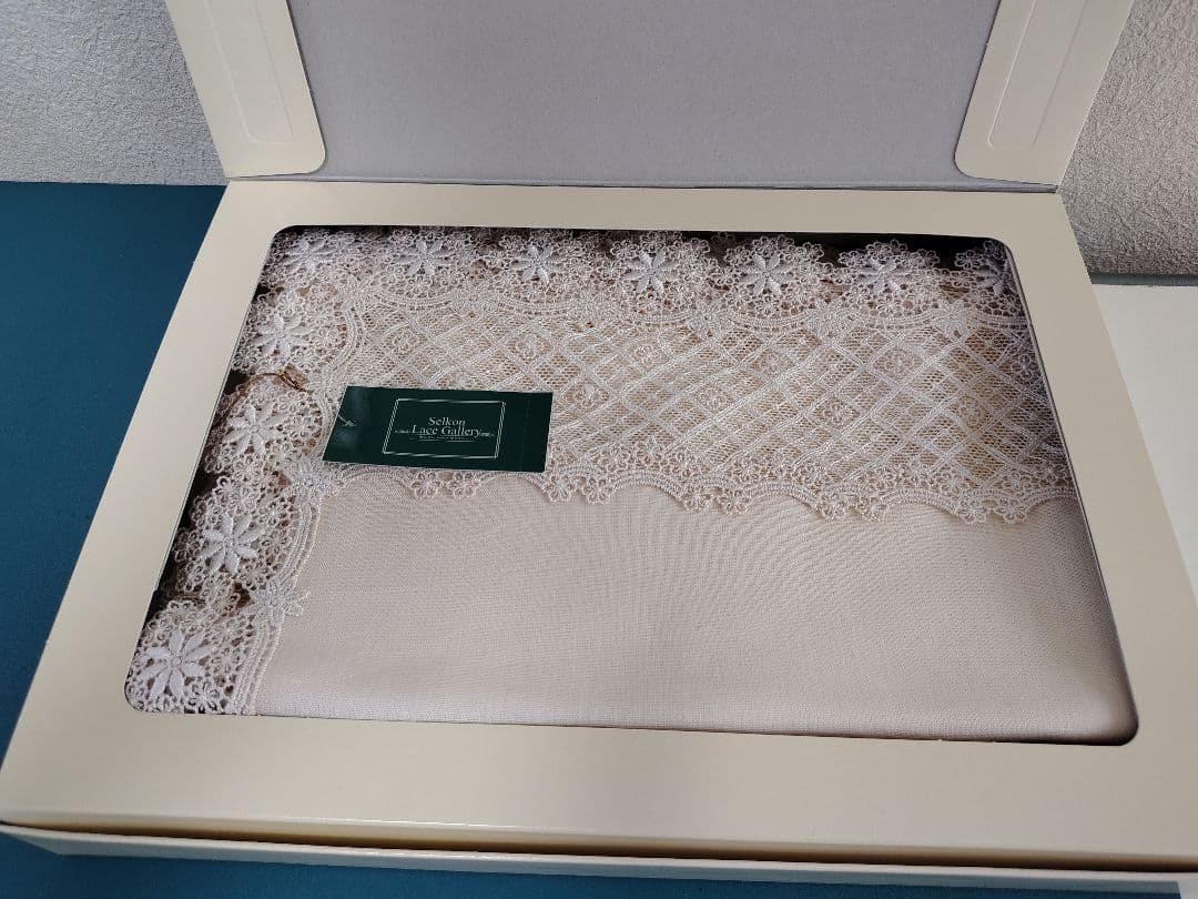 新品未使用、テーブルセンターセルコン、綿麻混、ドイツ製 サイズ違い2