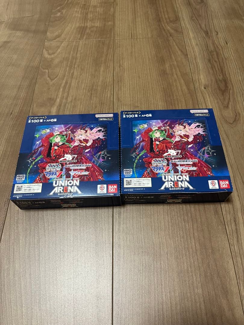 新品未開封　ユニオンアリーナ マクロス 2BOX マクロスシリーズ】トレーディングカードゲーム「ユニオンアリーナ」第