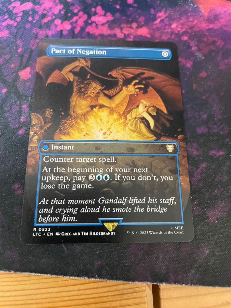 否定の契約　指輪物語 否定の契約/Pact of Negation》[MMA] 青R | 日本最大級 MTG通販サイト