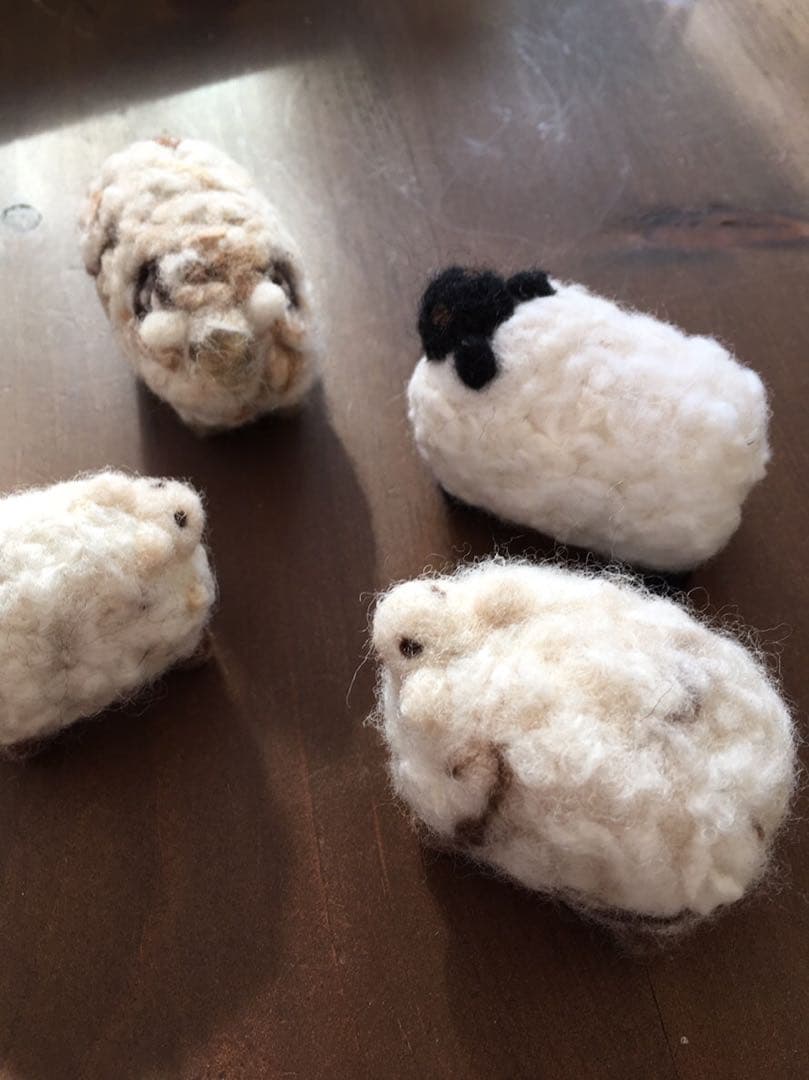《受注製作》handmadeフェルト  ∞  sheep  mix  ∞