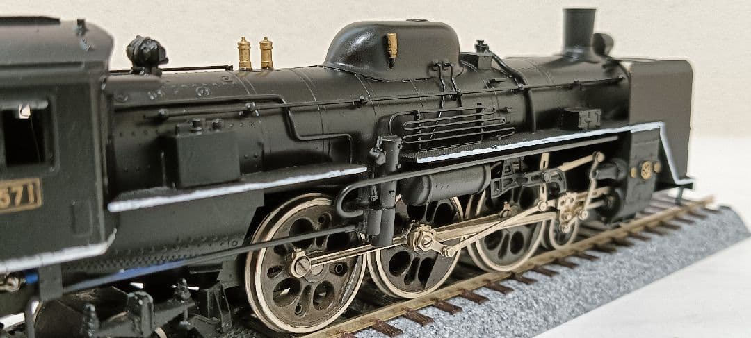 HO、 アダチ C57蒸気機関車、モーター交換、メンテナンス済 - メルカリ
