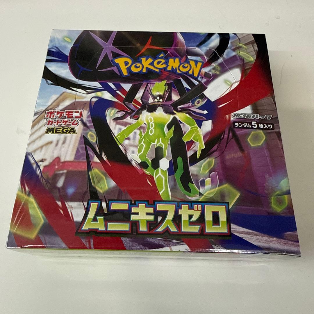 【新品未開封】ポケモンカードゲーム　MEGA　ムニキスゼロ　シュリンク品　1箱 ポケモンカードゲーム シュリンク付 新品未開封 MEGA 拡張パック