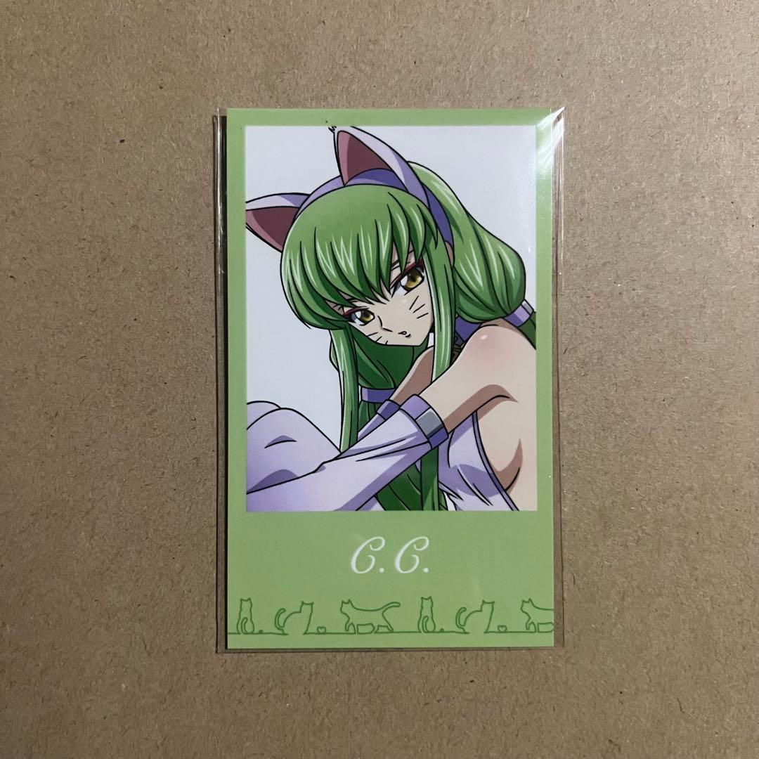 コードギアス ポップアップストア 猫の日 ミニイラストカード C.C.