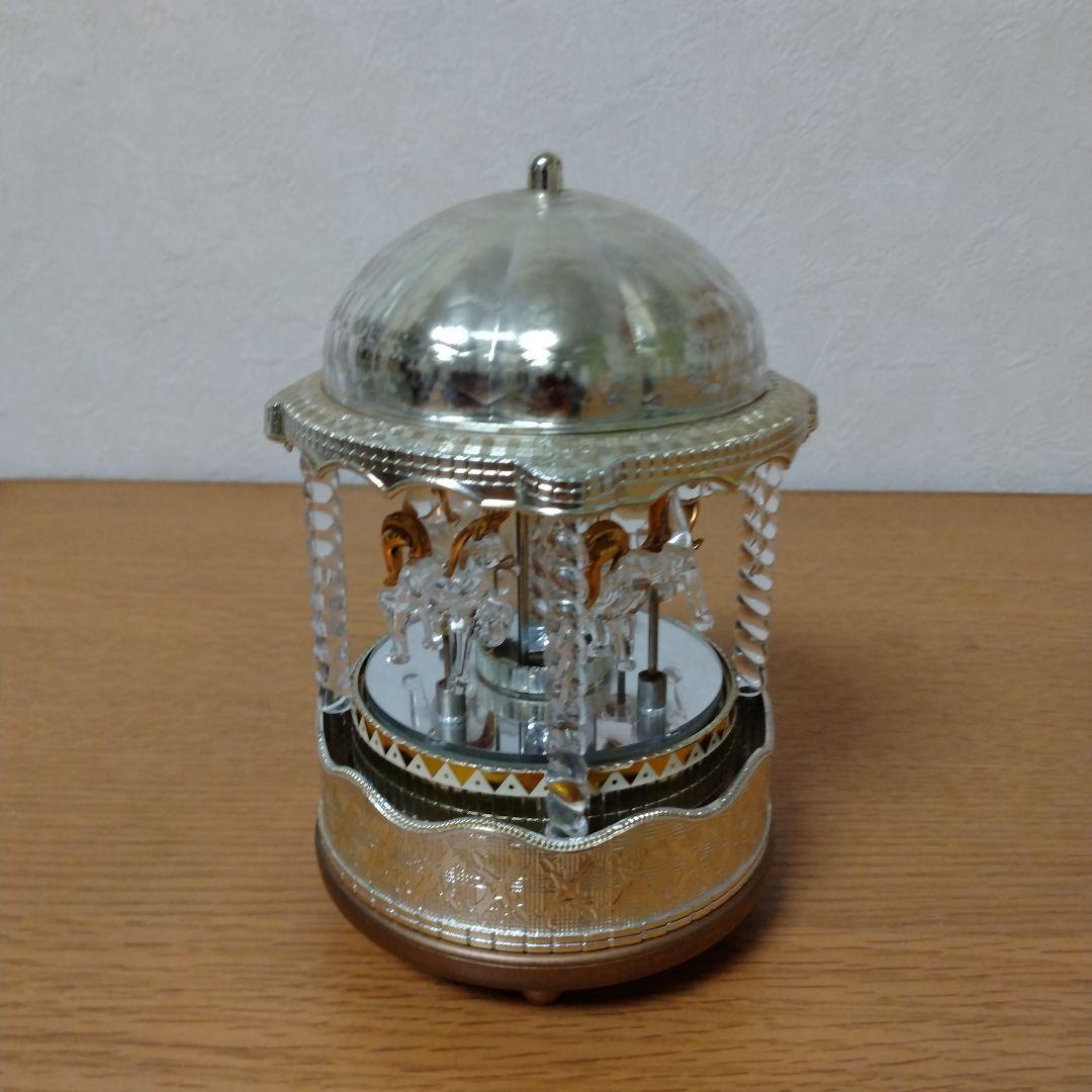 メリーゴーランド型オルゴール ディズニー 星に願いを ピノキオ